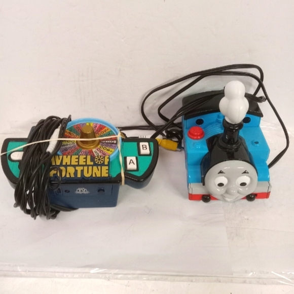 Thomas the train,& wheel of Fortune Game Controllers - Picture 1 of 4